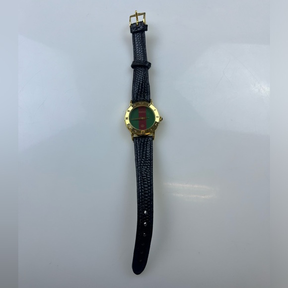 Gucci Vintage Leather Watch HR11-12 - Picture 4 of 6